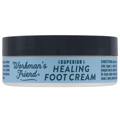 WORKMAN'S FRIEND Superior Healing Foot Cream - Intense Moisturizer for Extremely Dry & Cracked Feet - 2.5 oz