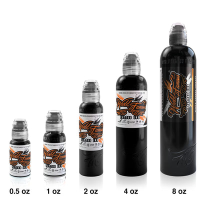 World Famous Tattoo Ink - 12 Primary Color Kit #2 (1 oz Each) | Professional Vegan, Non-Toxic Ink Collection