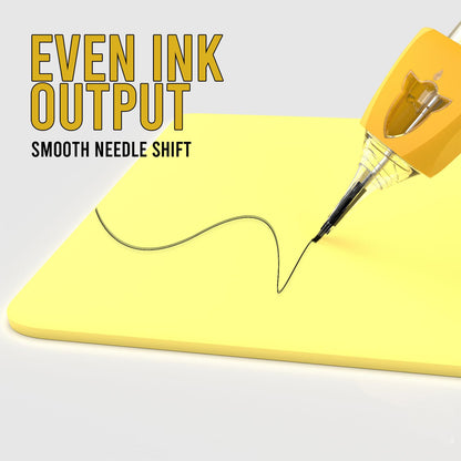 Wormhole Tattoo 1211RS/11RS Cartridges – 11 Round Shader, Finger Ledge, 3.5mm Taper, 20pcs