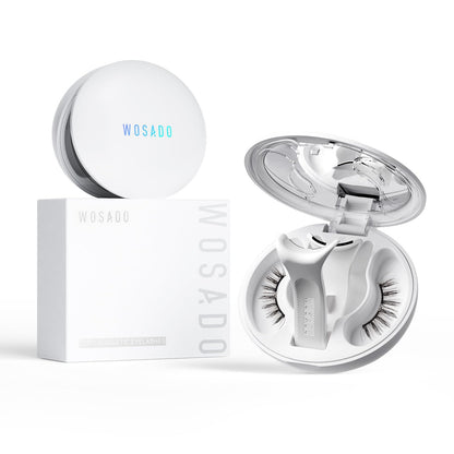 WOSADO Magnetic Eyelashes with Applicator Kit – V17 Ice Black, Glue-Free & Reusable