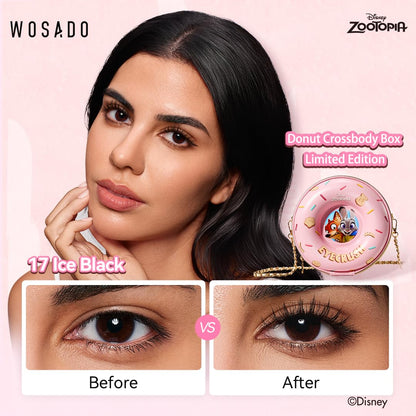 WOSADO x Zootopia1 Bag Gift Set - Ice Black 21.5mm Magnetic Lashes | Reusable & Glue-Free