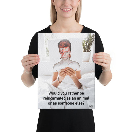 Reincarnated As An Animal or As Someone Else - Canvas Print