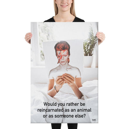 Reincarnated As An Animal or As Someone Else - Canvas Print