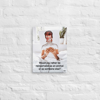 Reincarnated As An Animal or As Someone Else - Canvas Print