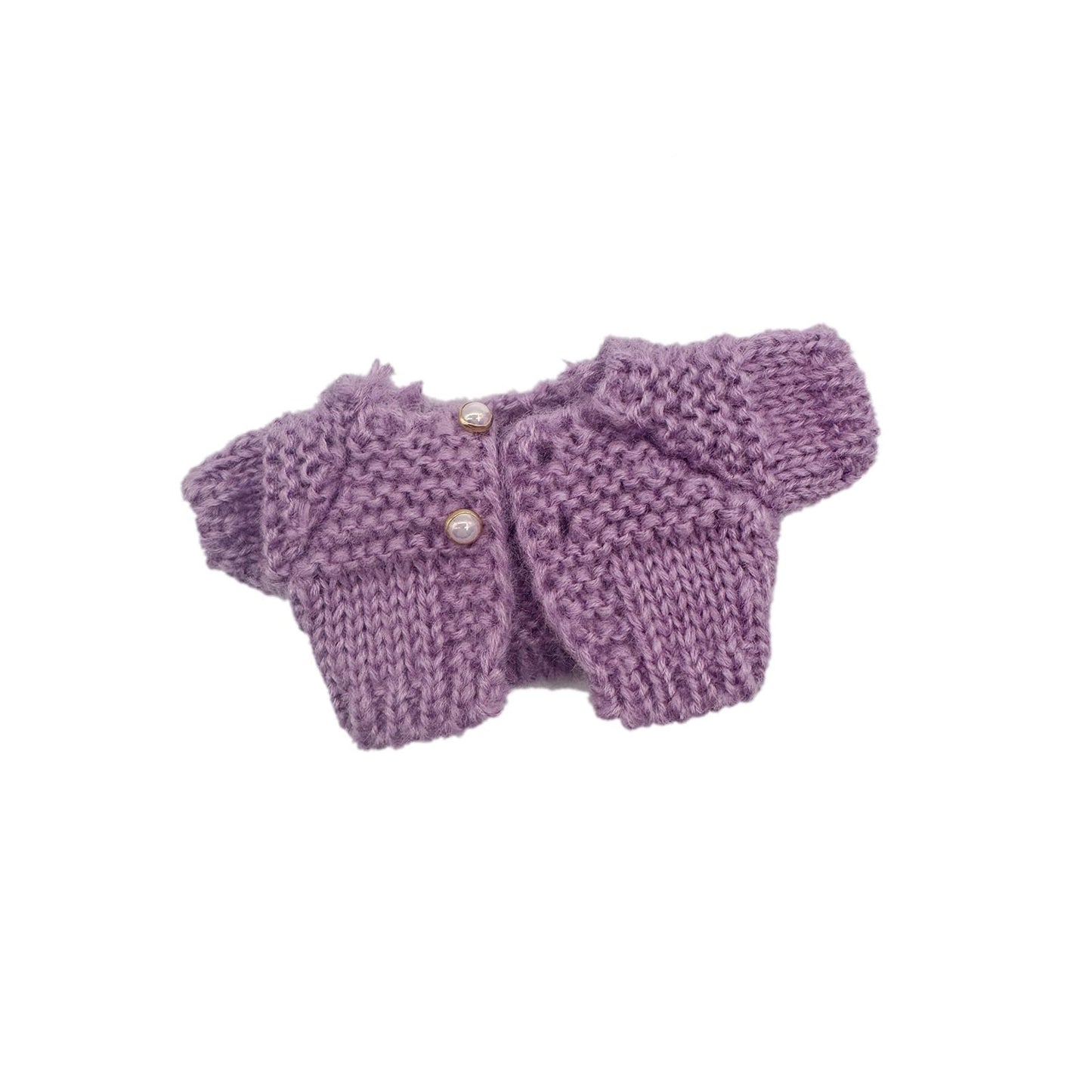 Wovglap 17cm Labubu Doll Clothes Set – Cute Purple Dress Up Outfits (No Doll)