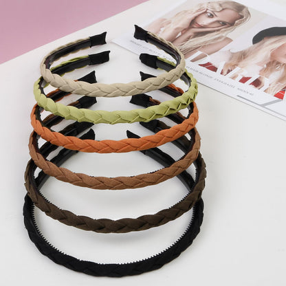 WOVOWOVO 6-Pack Braided Headbands for Women & Girls — Non-Slip Hair Accessories