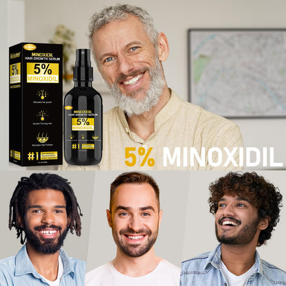 Wulumer Hair Growth Serum 5% Minoxidil for Men & Women | 2-Pack 120ml