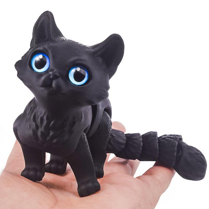 WUQIREN 3D-Printed Cat Toy – Fidget Desk Decor