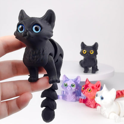 WUQIREN 3D-Printed Cat Toy – Fidget Desk Decor