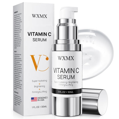 WXMX Super C Serum for Mature Skin | Hydrating Vitamin C + Hyaluronic Acid | 1 fl oz