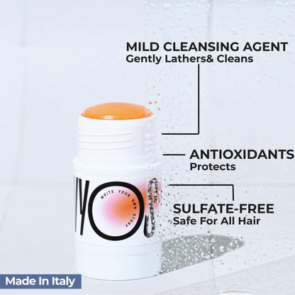 WYOS Solid Shampoo Stick: Light Bergamot & Mint, Travel Size