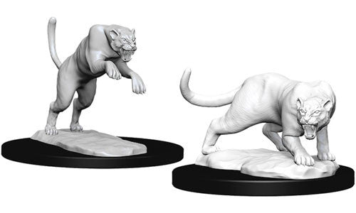 D&D Nolzurs Marvelous Miniatures: Panther & Leopard - Wave 6