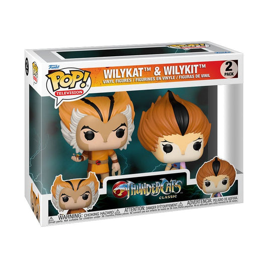 Thundercats Funko POP! 2-Pack Wilykat & Wilykit 9cm