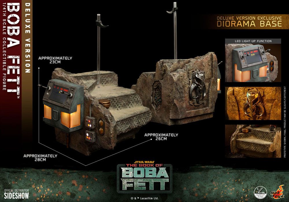 Hot Toys - Star Wars: The Book of Boba Fett Action Figure 1/4 Boba Fett (Deluxe Version) 45cm