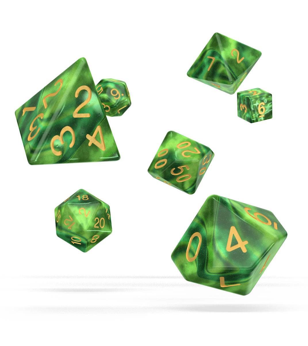 Oakie Doakie Dice - RPG Set 7 Pack Gemidice - Jungle