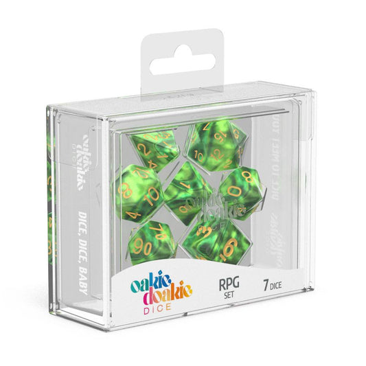 Oakie Doakie Dice - RPG Set 7 Pack Gemidice - Jungle