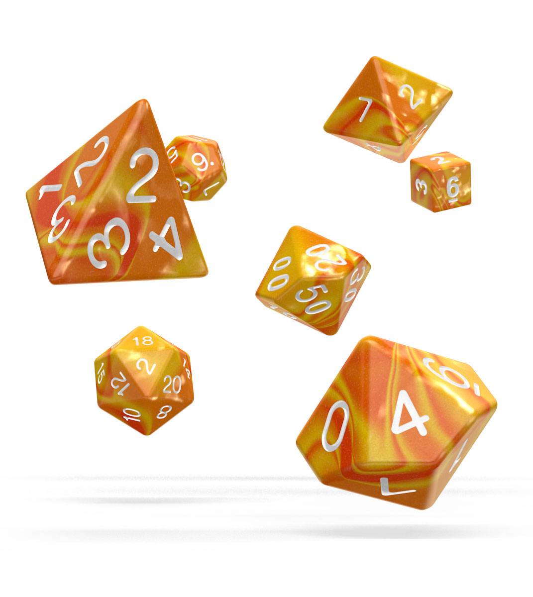 Oakie Doakie Dice RPG Set Gemidice Sunstone (7)