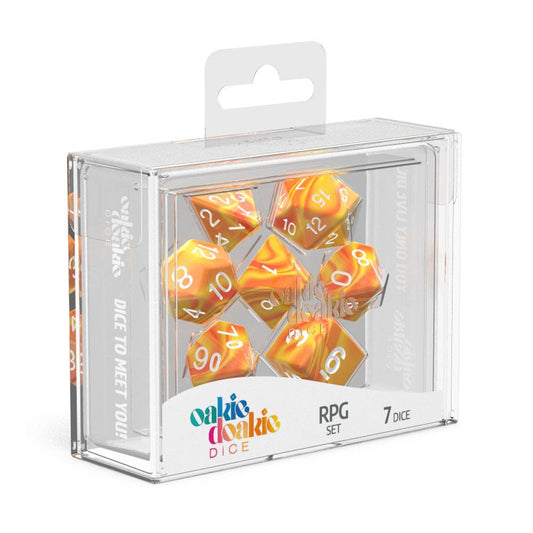 Oakie Doakie Dice RPG Set Gemidice Sunstone (7)