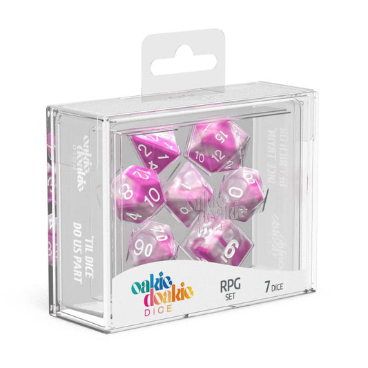 Oakie Doakie Dice RPG Set Gemidice Magnolia (7)