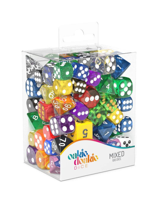 Oakie Doakie Dice RPG-Set, 12 mm, 16mm Mixed (100)