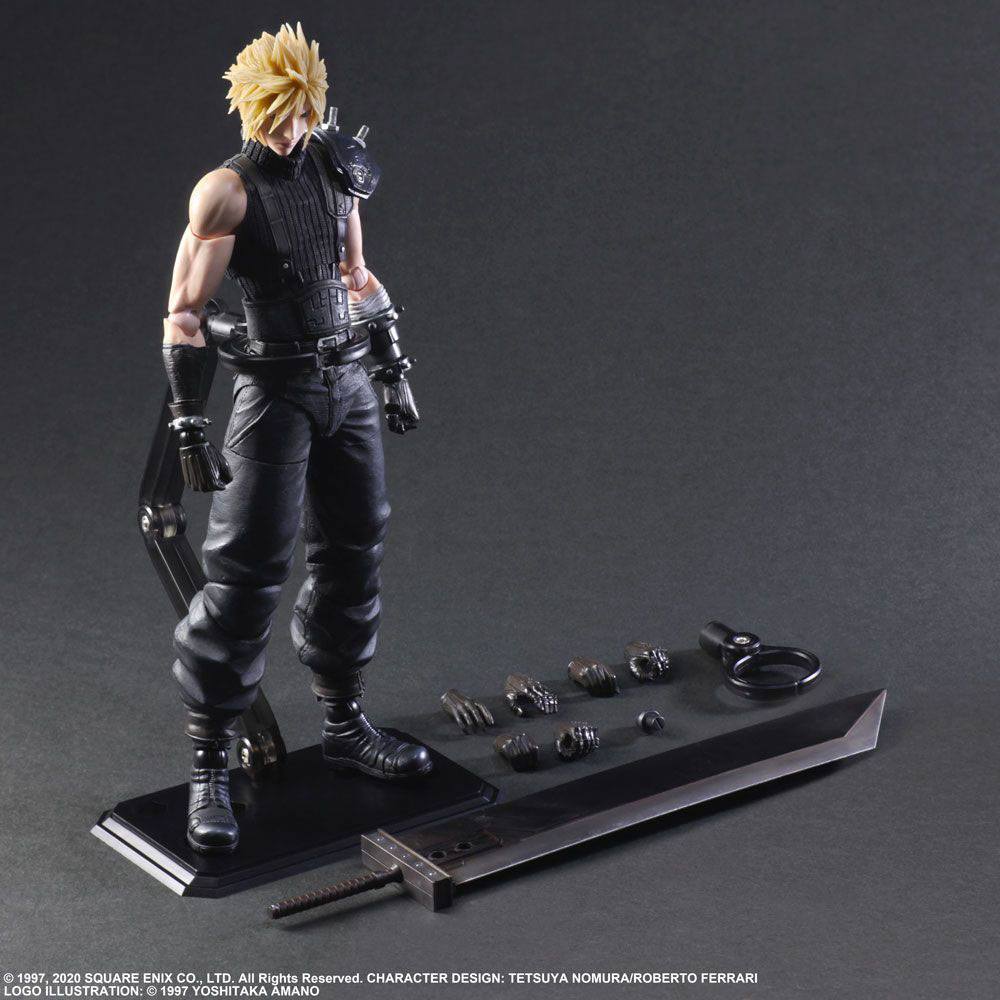 Final Fantasy VII Remake Play Arts Kai Action Figure Cloud Strife Ver. 2