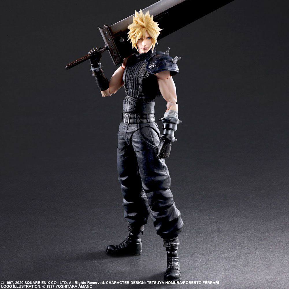 Final Fantasy VII Remake Play Arts Kai Action Figure Cloud Strife Ver. 2