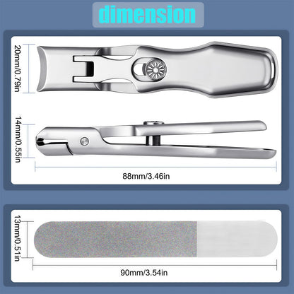 XGIZMOO Nail Clippers for Thick Nails – Large Opening, Long Handle, Heavy-Duty Stainless Steel