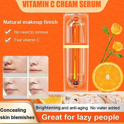 XIRUJNFD Vitamin C Tone-Up Cream – 4-In-1 Makeup Base (3 pcs)