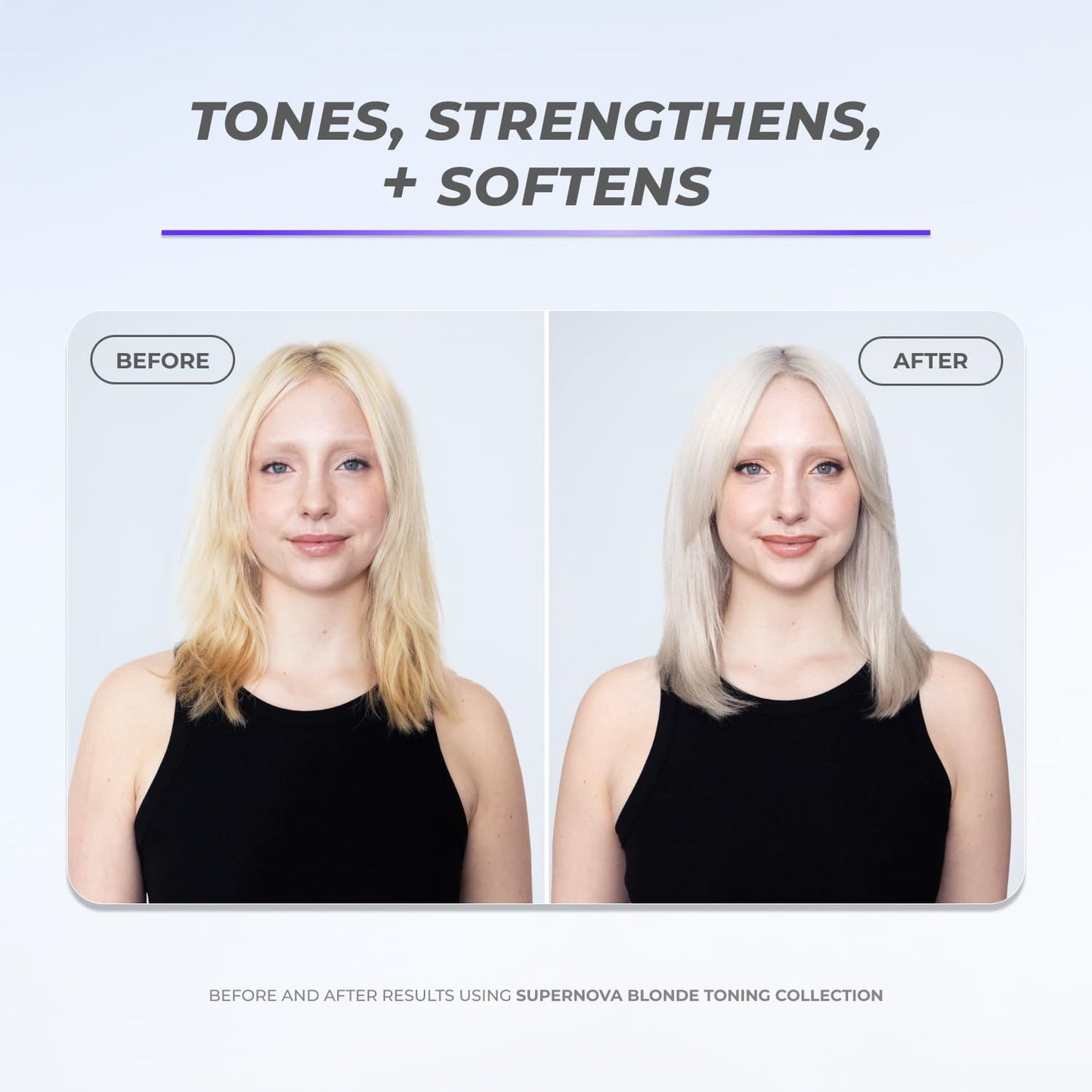 XMONDO Hair Supernova Blonde Toning Conditioner – Vegan, Jojoba Oil, Violet Pigments, 8 oz