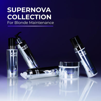 XMONDO Hair Supernova Blonde Toning Conditioner – Vegan, Jojoba Oil, Violet Pigments, 8 oz