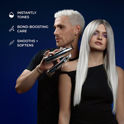 XMONDO Hair Supernova Blonde Toning Conditioner – Vegan, Jojoba Oil, Violet Pigments, 8 oz