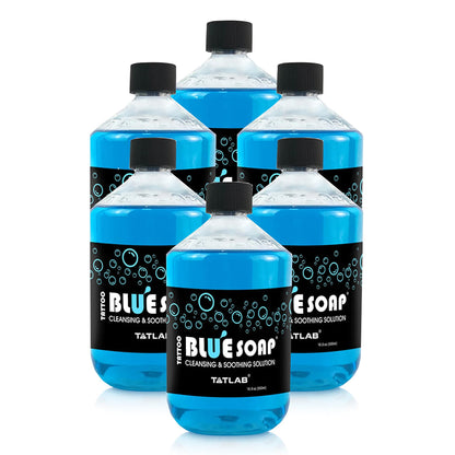XTREME Blue Soap for Tattoo Procedure – 16.9oz (500ml) – Cleanse & Soothe Skin – Made in USA