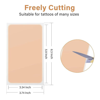 XUEVORIY Tattoo Cover Up Tape – Ultra-Thin Waterproof Skin-Tone Tape (4pcs)