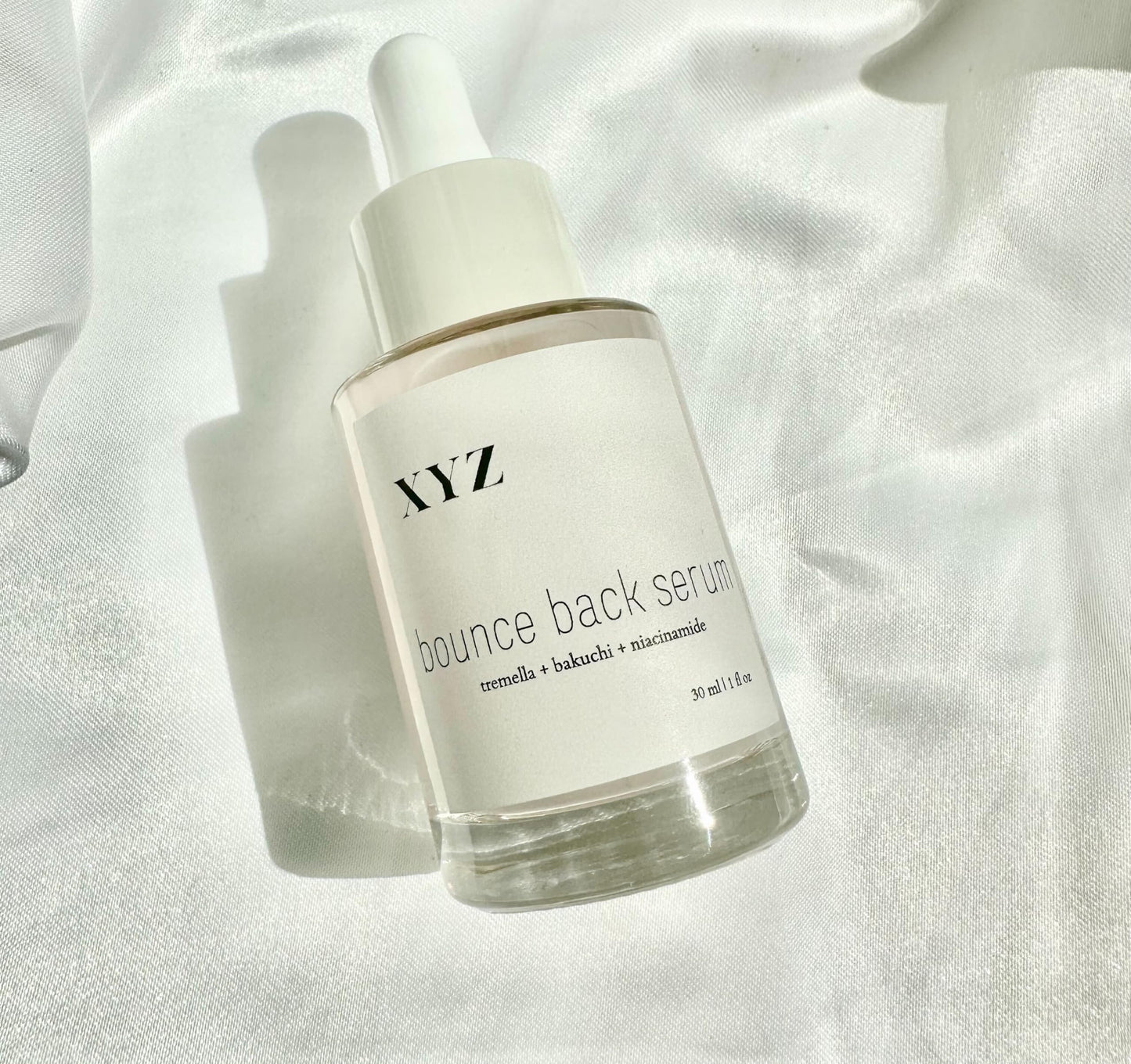 XYZ Skin Bounce Back Serum with Bakuchiol – Gentle Hydration & Brightening (1 oz / 30 mL)