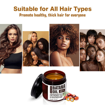 Yacemira Organic Batana Oil – Hair Growth & Repair, 4.15 oz | Pure, Unrefined Hair Treatment