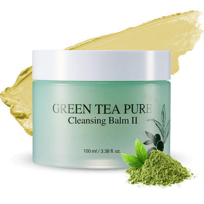 YADAH Green Tea Cleansing Balm II – Gentle, Residue-Free Makeup Remover (Vegan)