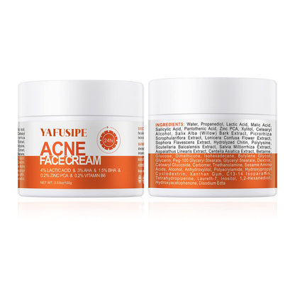 YAFUSIPE Acne Treatment Cream for Cystic Breakouts – Gentle, All-Skin-Types Formula