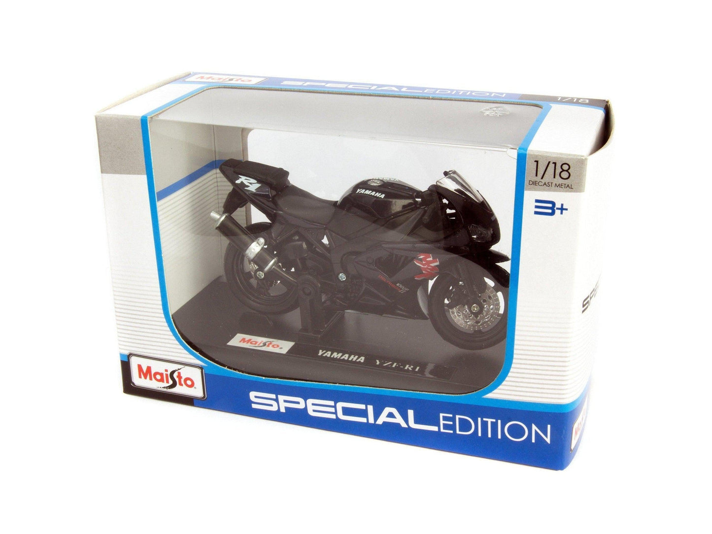 Yamaha YZF-R1 blue - 1:18 Scale Motorbike Model