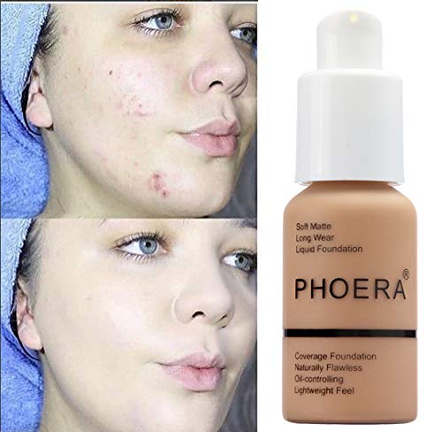 Yaper PHOERA Foundation 2-Pack: 103 Warm Peach & 104 Buff Beige