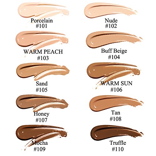 Yaper PHOERA Foundation 2-Pack: 103 Warm Peach & 104 Buff Beige