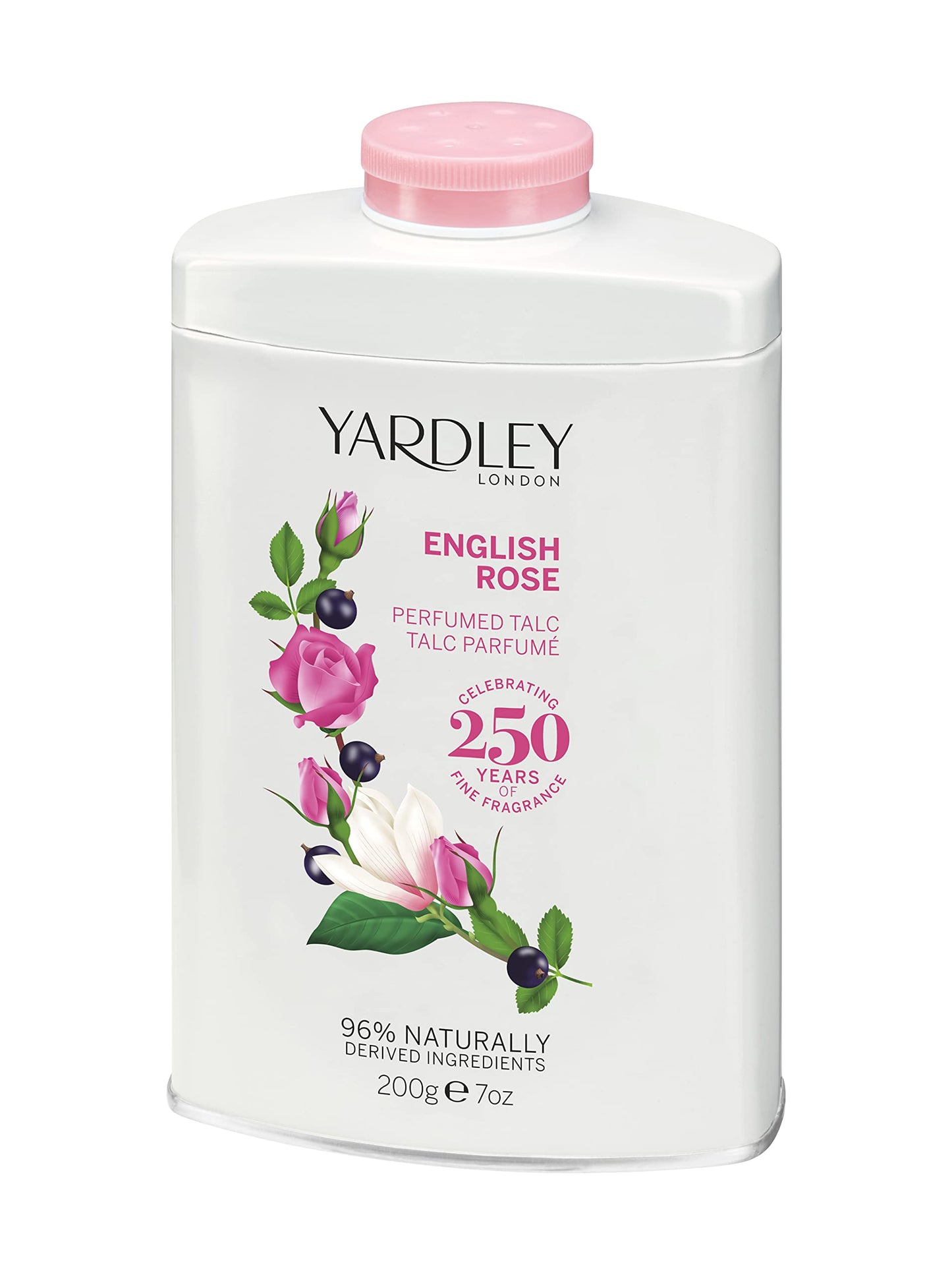Yardley London English Rose Perfumed Talc Powder 7 oz