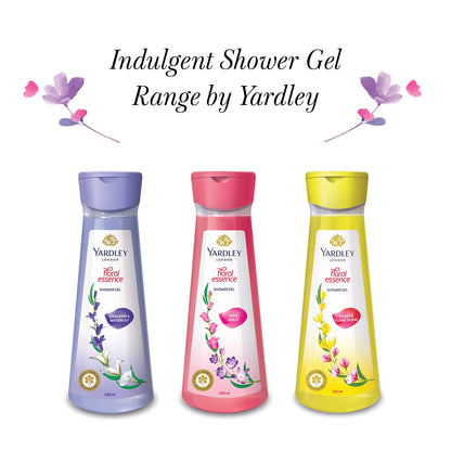 Yardley London Floral Essence Shower Gel – Peony & Ylang Ylang, 250ml