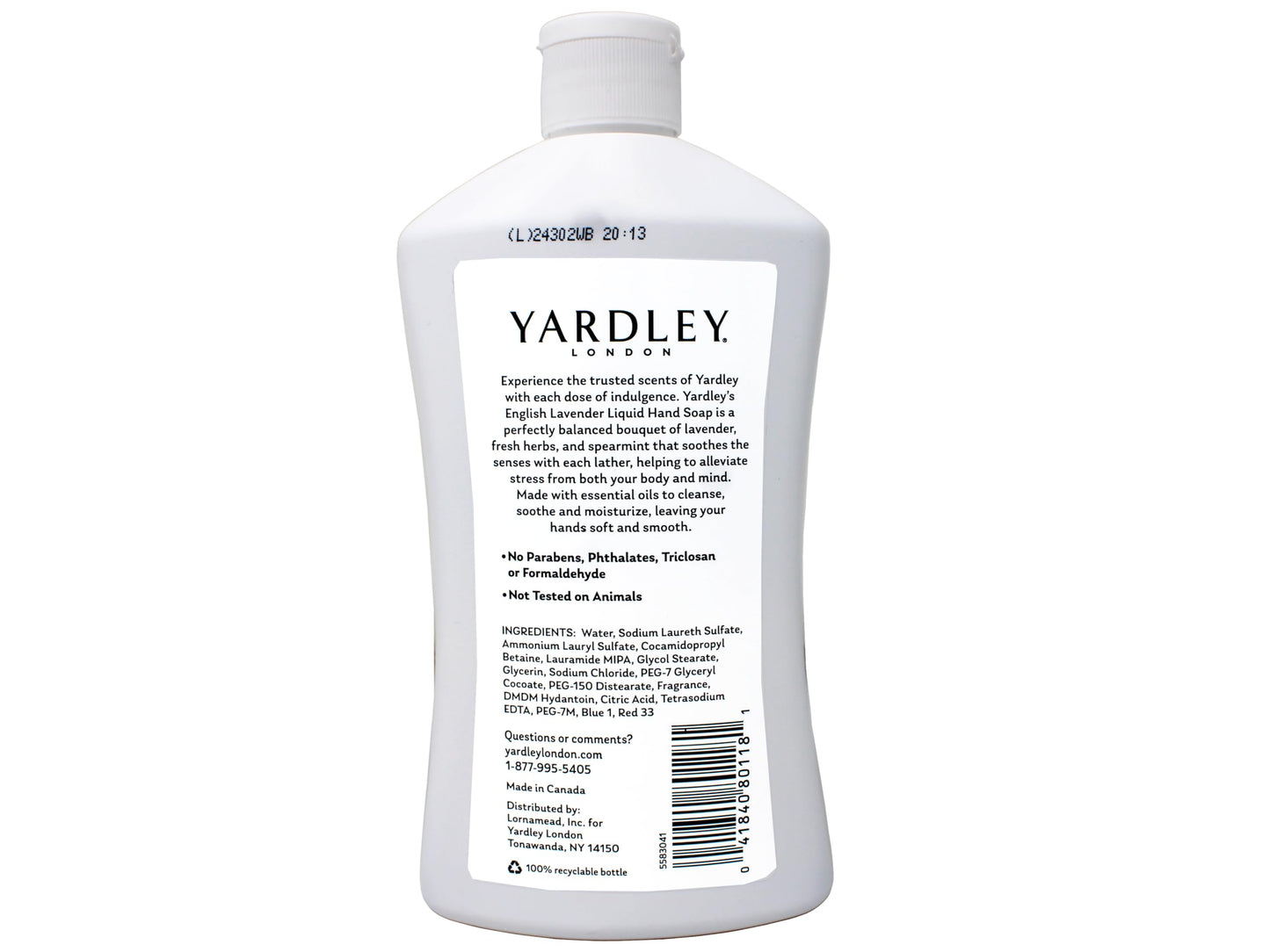Yardley London Liquid Hand Soap - English Lavender (Pack of 2)