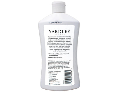 Yardley London Liquid Hand Soap - English Lavender (Pack of 2)