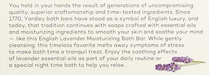 Yardley London Moisturizing Bar – English Lavender with Essential Oils (4.25 oz, Pack of 8) | LORNAMEAD BRANDS INC.