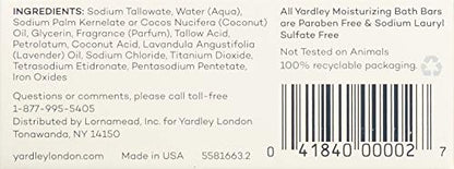 Yardley London Moisturizing Bar – English Lavender with Essential Oils (4.25 oz, Pack of 8) | LORNAMEAD BRANDS INC.