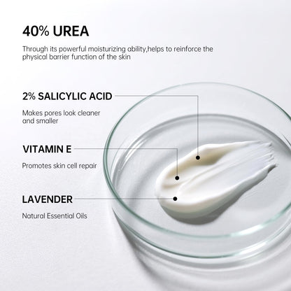 Yarmisun Urea Cream 40% Foot Cream – Maximum Strength Hydration & Exfoliation