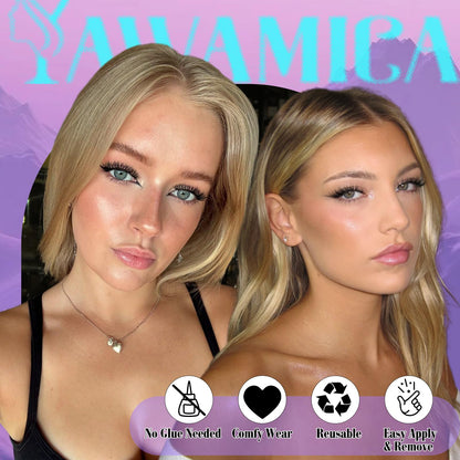 Yawamica Magnetic Eyelashes – 2 Styles, No Glue, 4-Magnet Technology, Reusable with Applicator