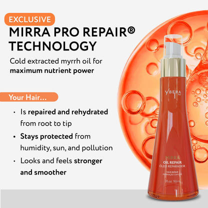 Ybera Mirra Oil Repair – Premium Hair Oil for Dry & Frizzy Hair | YBERA PARIS