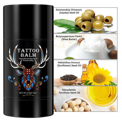 Yecuce Tattoo Aftercare Butter Balm – 2.6 oz Natural Organic Moisturizer for New & Old Tattoos